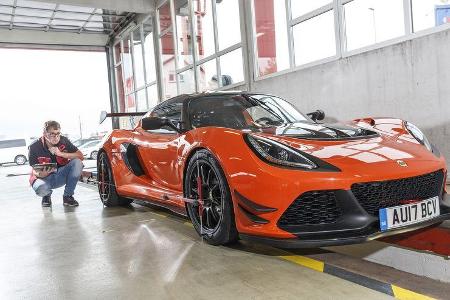 Lotus Exige Cup 380, Leistungsmessung