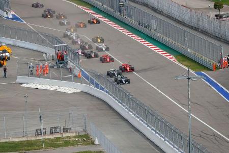 Start - GP Russland 2018 - Sotschi - Rennen