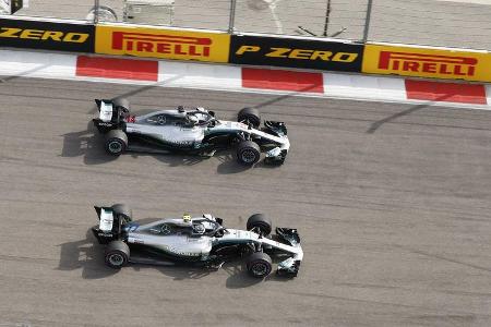 Bottas - Hamilton - Mercedes - GP Russland 2018 - Sotschi - Rennen