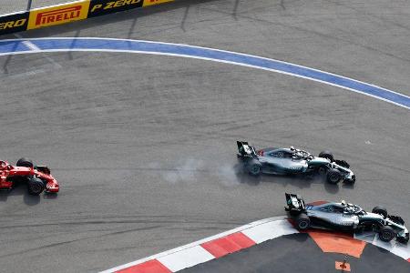 Bottas - Hamilton - Mercedes - GP Russland 2018 - Sotschi - Rennen