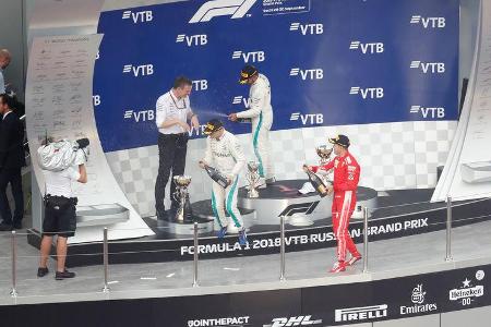 Podest - GP Russland 2018 - Sotschi - Rennen