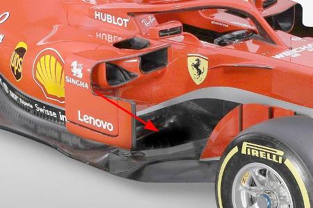 Ferrari SF71H - F1-Auto 2018