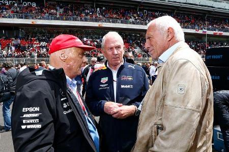 Lauda, Marko & Mateschitz - Formel 1 - GP Spanien 2018