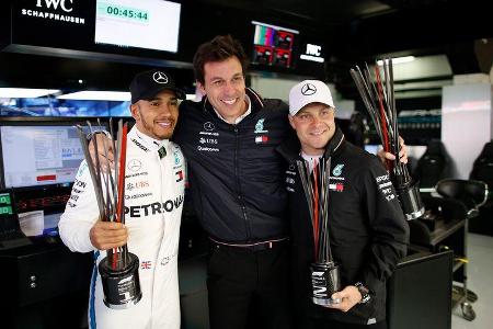 Hamilton, Wolff & Bottas - Formel 1 - GP Spanien 2018
