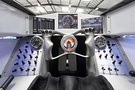 Andy Green, Bloodhound SSC, Raketenfahrzeug, Cockpit