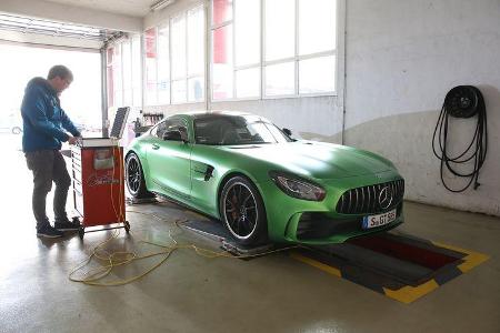 Mercedes-AMG GT R, Prüfstand