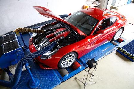 Ferrari F12 Berlinetta, Messstand
