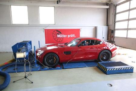 Mercedes-AMG GT S, Vermessung, Messstand