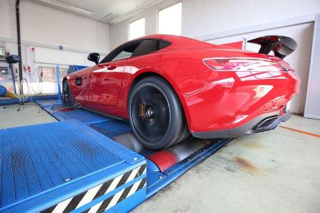Mercedes-AMG GT S, Vermessung, Messstand