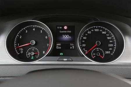 VW Golf TGI Blue Motion, Rundinstrumente