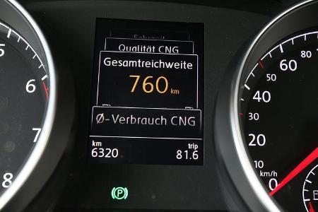 VW Golf TGI Blue Motion, Display, Anzeige, Info