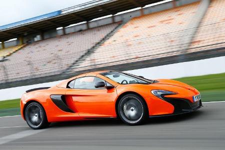 McLaren 650S Spider, Seitenansicht