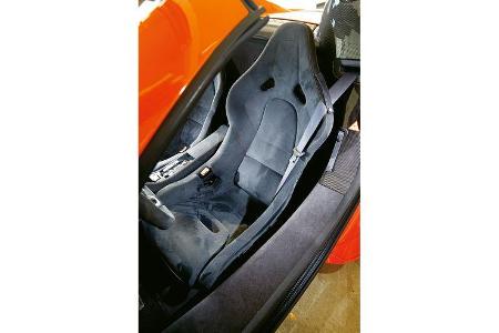 McLaren 650S Spider, Fahrersitz