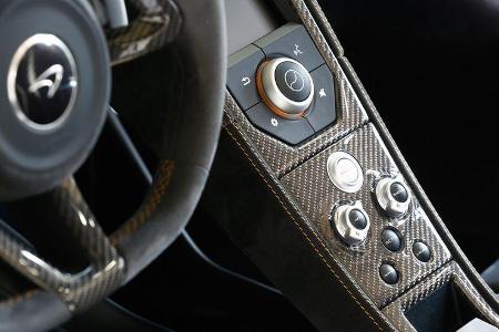 McLaren 650S Spider, Mittelkonsole