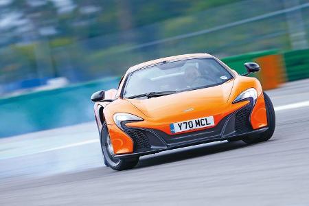 McLaren 650S Spider, Frontansicht, Driften