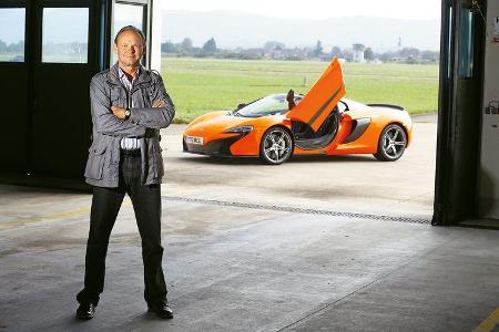 McLaren 650S Spider, Seitenansicht