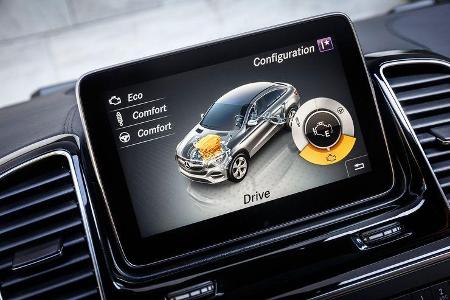 Mercedes GLE 350 d 4Matic Coupé, Cockpit, Mittelkonsole, Display