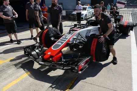 HaasF1 - GP England - Silverstone - Formel 1 - Donnerstag - 5.7.2018