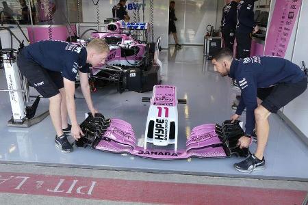 Force India - GP England - Silverstone - Formel 1 - Freitag - 6.7.2018