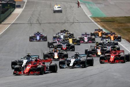 Start - GP England 2018 - Silverstone - Rennen