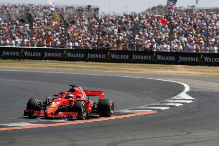 Sebastian Vettel - Ferrari - GP England 2018 - Silverstone - Rennen