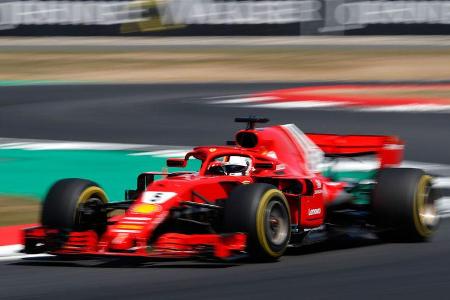 Sebastian Vettel - Ferrari - GP England 2018 - Silverstone - Rennen