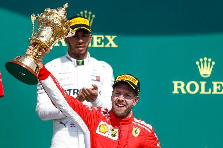 Sebastian Vettel - Ferrari - GP England 2018 - Silverstone - Rennen