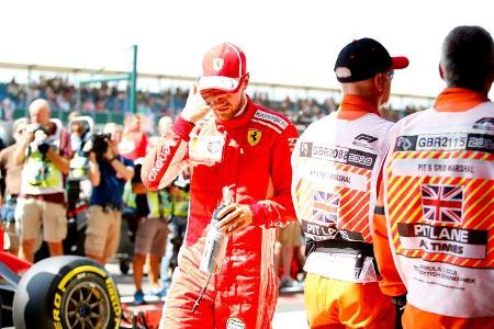 Sebastian Vettel - Ferrari - GP England - Silverstone - Formel 1 - Samstag - 7.7.2018