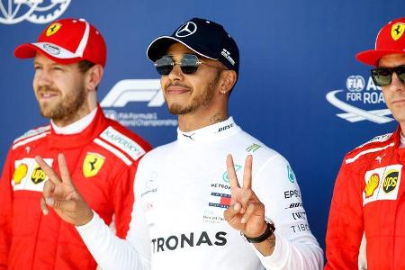 Vettel - Hamilton - Räikkönen - GP England - Silverstone - Formel 1 - Samstag - 7.7.2018