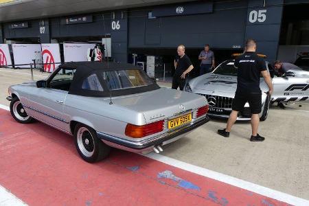Mercedes 500 SL - GP England - Silverstone - Formel 1 - Mittwoch - 4.7.2018