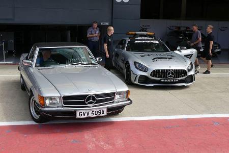 Mercedes 500 SL - GP England - Silverstone - Formel 1 - Mittwoch - 4.7.2018