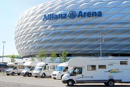 Stellplatz an der Allianz-Arena