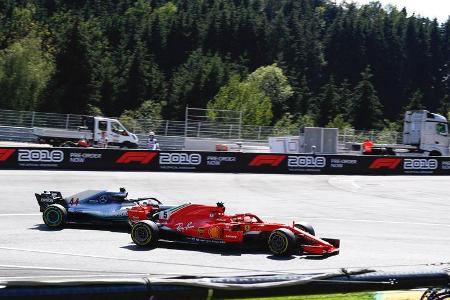 Lewis Hamilton - Mercedes - Sebastian Vettel - Ferrari - Formel 1 - GP Österreich - 1. Juli 2018