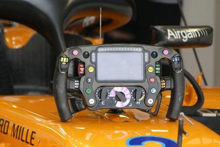 McLaren - Lenkrad Vandoorne - GP Russland - Sotschi - Formel 1 - Freitag - 28.9.2018
