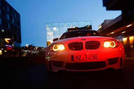 TJ-BMW 1er Coupé V10 SMG, Frontansicht, Frontscheinwerfer