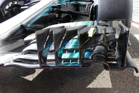 Mercedes - Technik - Upgrades - GP Belgien / GP Italien 2018