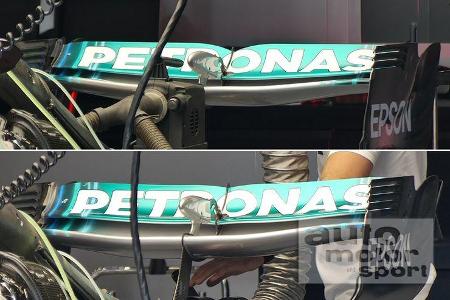 Mercedes - Technik - Upgrades - GP Belgien / GP Italien 2018
