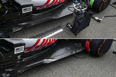 HaasF1 - Technik - Upgrades - GP Belgien / GP Italien 2018