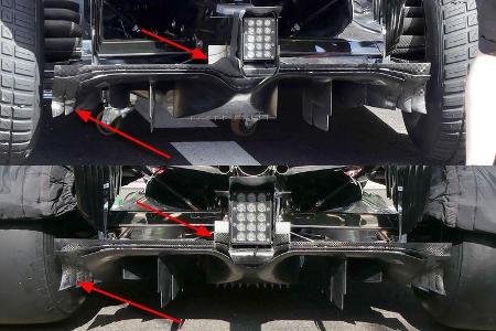 HaasF1 - Technik - Upgrades - GP Belgien / GP Italien 2018