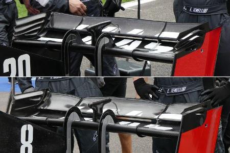 HaasF1 - Technik - Upgrades - GP Belgien / GP Italien 2018
