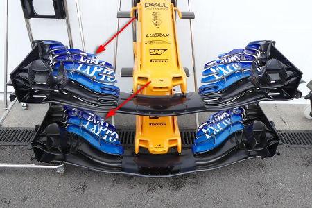 McLaren - Technik - Upgrades - GP Belgien / GP Italien 2018