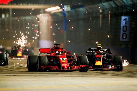 Vettel vs. Verstappen - GP Singapur 2018