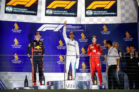 GP Singapur 2018 - Podest