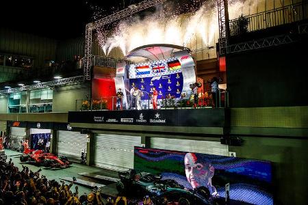 Podium - GP Singapur 2018