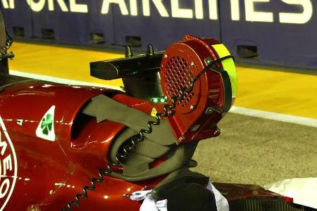 Sauber - F1-Technik - Lüfter - GP Singapur 2018