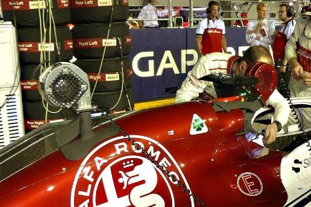 Sauber - F1-Technik - Lüfter - GP Singapur 2018