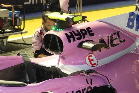 Force India - F1-Technik - Lüfter - GP Singapur 2018