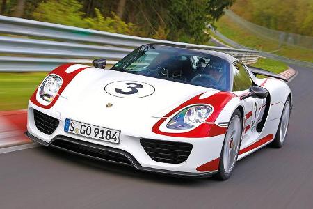 Porsche 918 Spyder, Frontansicht