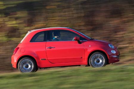 Fiat 500, Seitenansicht