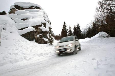 Fiat Panda 4X4, Front, Schneeberge
